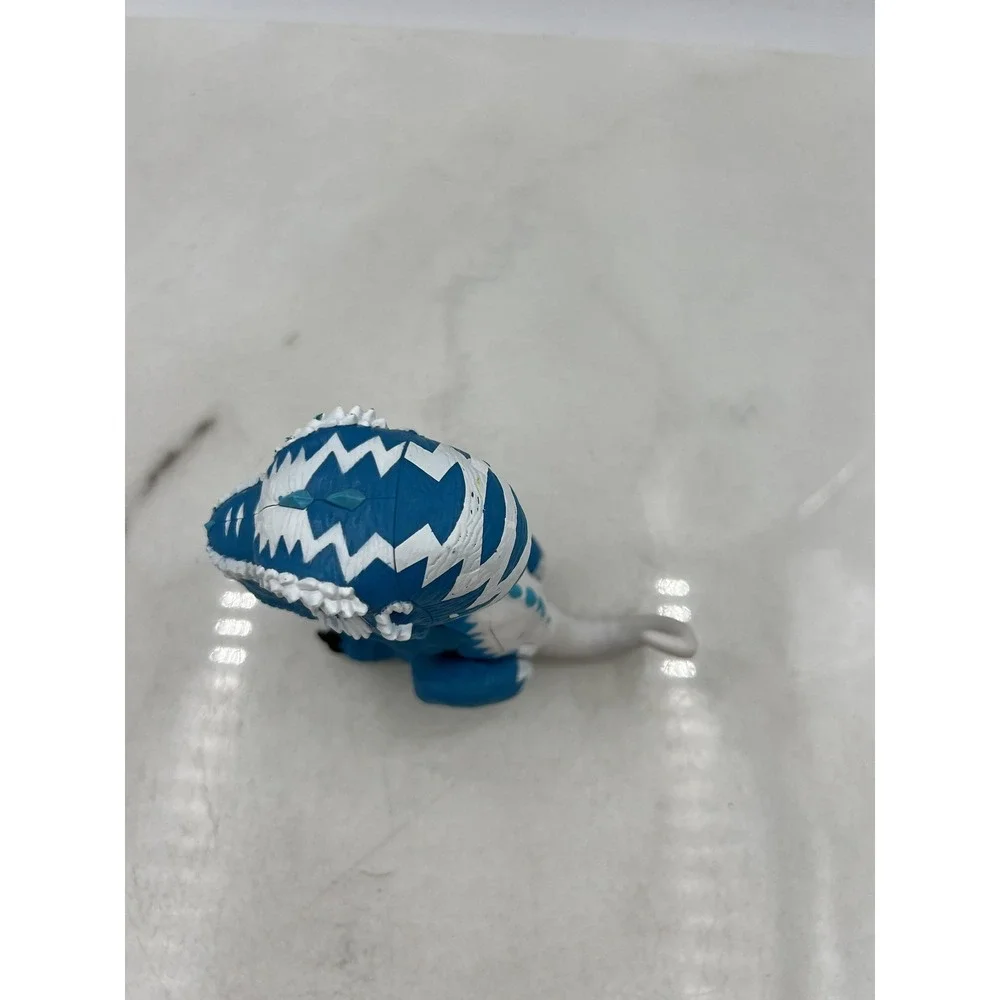 WowWee Fingerlings Untamed T-Rex Ironjaw Blue White Interactive Dinosaur Toy
